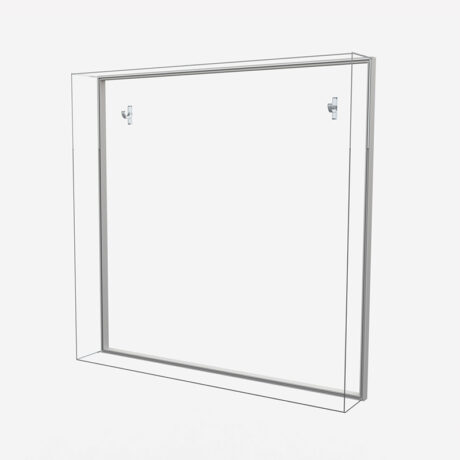 Prachotěsná vitrína na prapor nebo zástavu