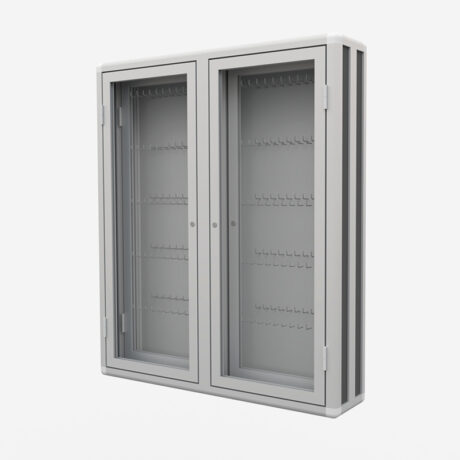 Vitrína na klíče zdvojená