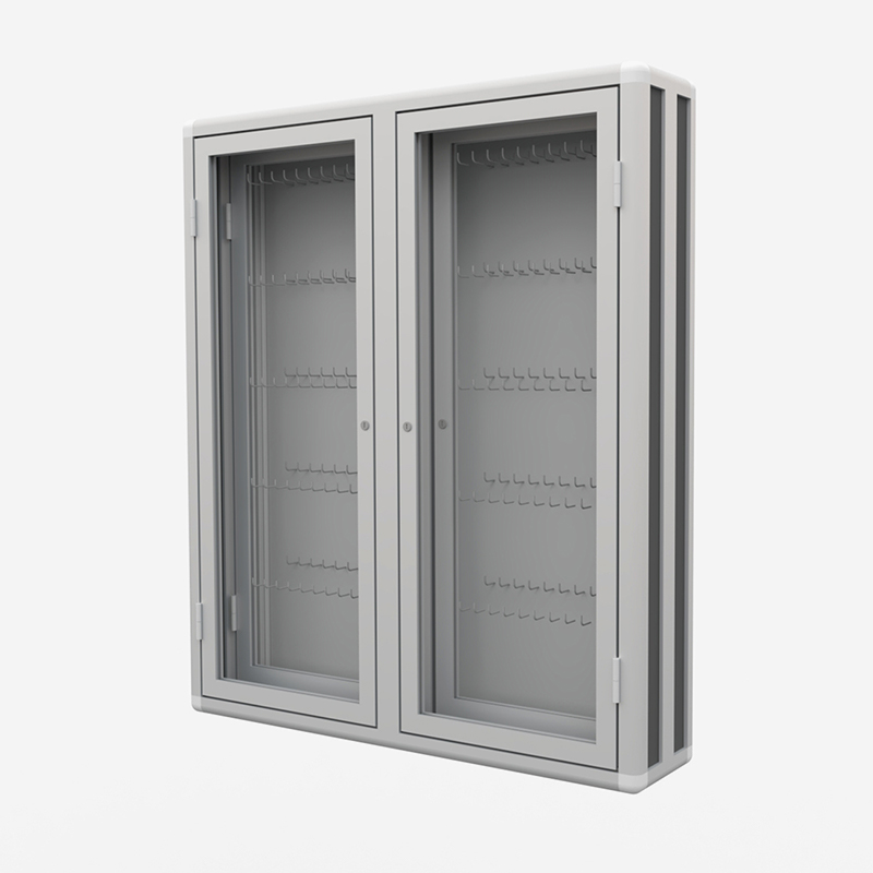 Vitrína na klíče zdvojená